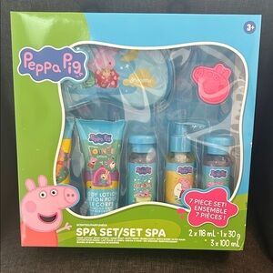 NEW 🆕 Peppa Pig 7-piece Spa Set for Kids
